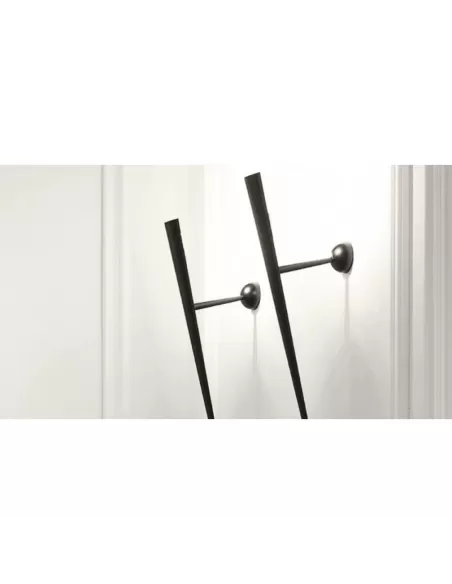 Lumen Center 16600 102 Trylon Wandleuchte 1x150w E14 schwarz//matt